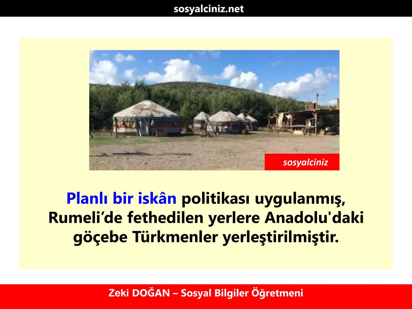 sosyalciniz.net
SOSYAL BฤฐLGฤฐLER 7
Osmanlฤฑ Devletinin
Kฤฑsa Sรผrede Bรผyรผmesinde
Etkili Olan Faktรถrler
Zeki DOฤAN - Sosyal Bilgiler รฤretmeni so
