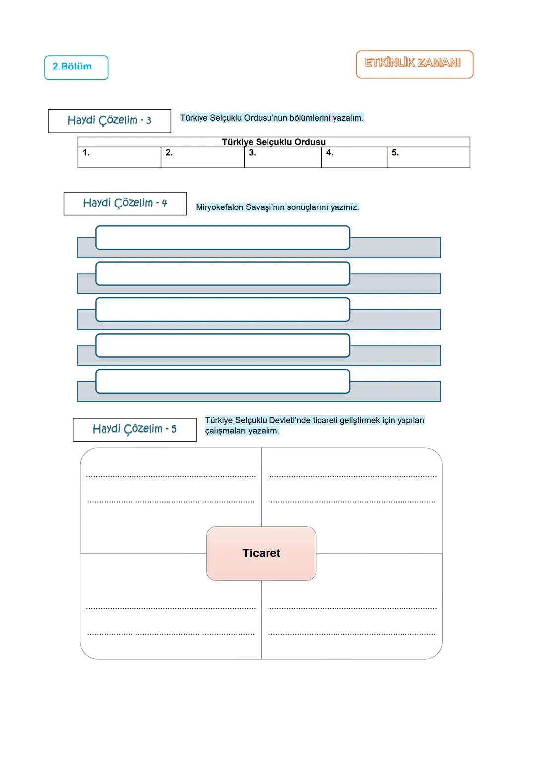 # 1.Bölüm
# 1.ÜNİTE: YERLEŞME VE DEVLETLEŞME SÜRECİNDE
## SELÇUKLU TÜRKİYESİ
### Anadolu Siyasi Tarihi/Anadolu'nun Türkleşmesi/
#### Anado