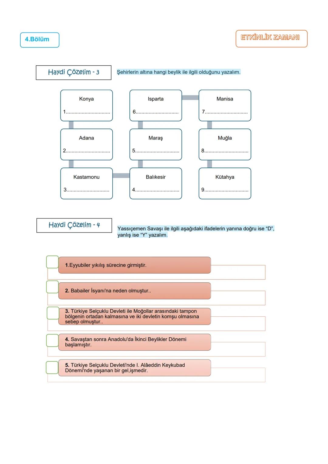 # 1.Bölüm
# 1.ÜNİTE: YERLEŞME VE DEVLETLEŞME SÜRECİNDE
## SELÇUKLU TÜRKİYESİ
### Anadolu Siyasi Tarihi/Anadolu'nun Türkleşmesi/
#### Anado