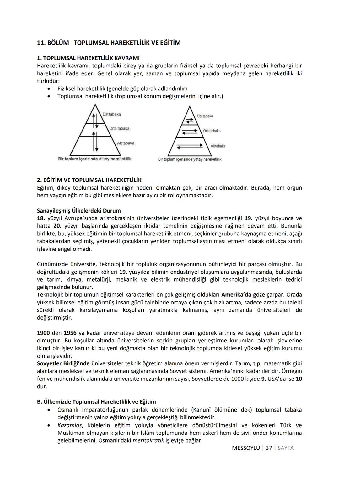 # EĞİTİM SOSYOLOJİSİ
DERS NOTU
MEHMET EMİN SOYLU
WWW.MEHMETEMINSOYLU.COM # Eğitim Sosyolojisi Ders Notları
1. BÖLÜM - EĞİTİM SOSYOLOJİSİN