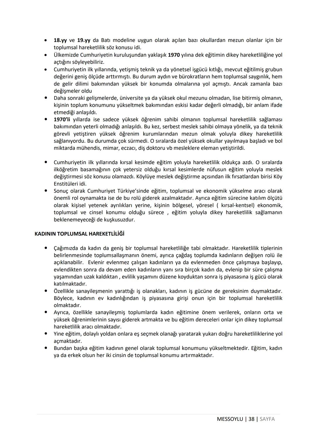 # EĞİTİM SOSYOLOJİSİ
DERS NOTU
MEHMET EMİN SOYLU
WWW.MEHMETEMINSOYLU.COM # Eğitim Sosyolojisi Ders Notları
1. BÖLÜM - EĞİTİM SOSYOLOJİSİN