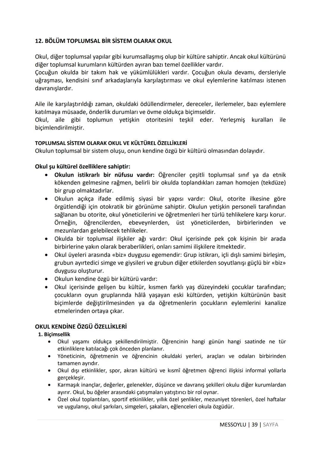 # EĞİTİM SOSYOLOJİSİ
DERS NOTU
MEHMET EMİN SOYLU
WWW.MEHMETEMINSOYLU.COM # Eğitim Sosyolojisi Ders Notları
1. BÖLÜM - EĞİTİM SOSYOLOJİSİN