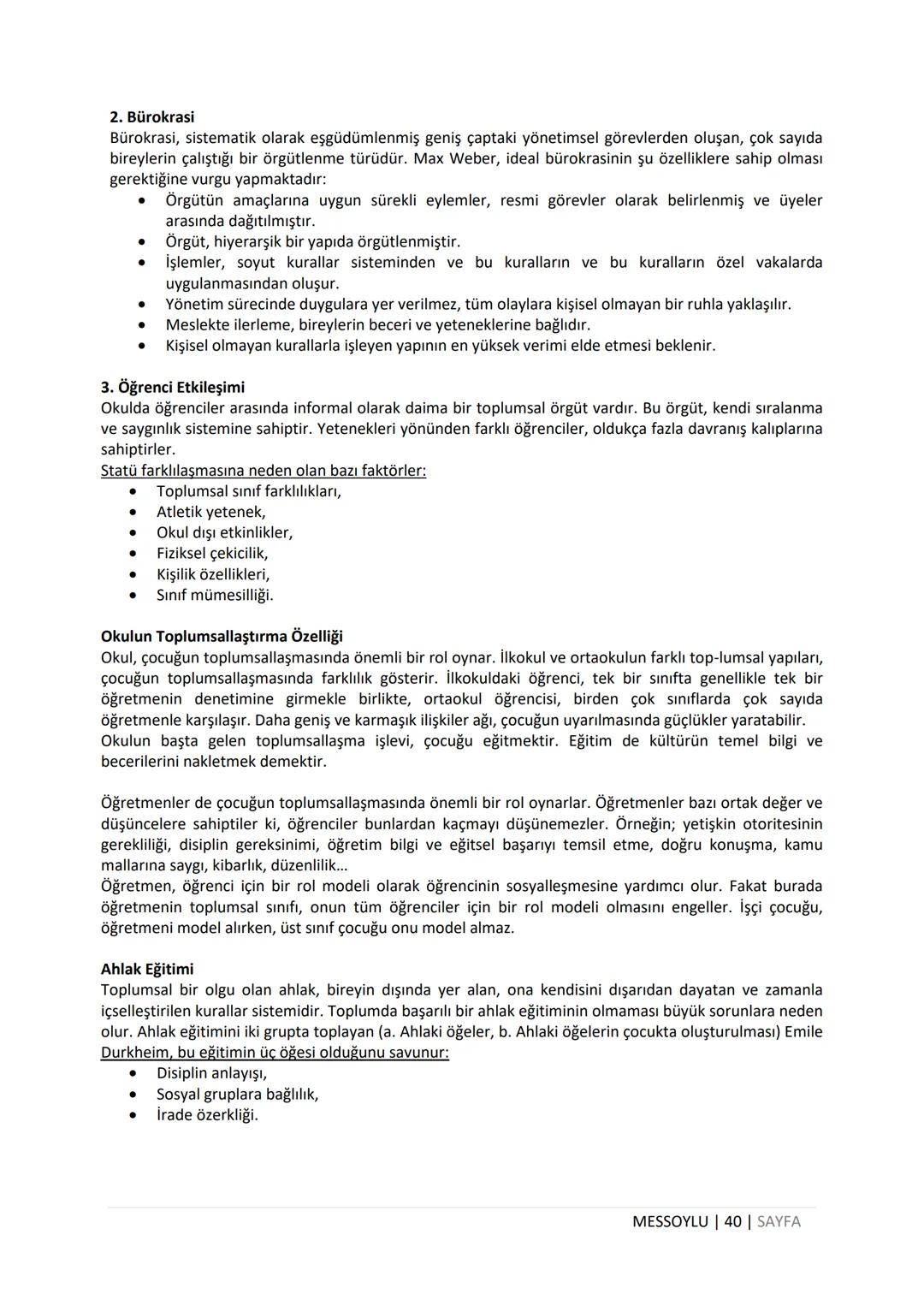 # EĞİTİM SOSYOLOJİSİ
DERS NOTU
MEHMET EMİN SOYLU
WWW.MEHMETEMINSOYLU.COM # Eğitim Sosyolojisi Ders Notları
1. BÖLÜM - EĞİTİM SOSYOLOJİSİN