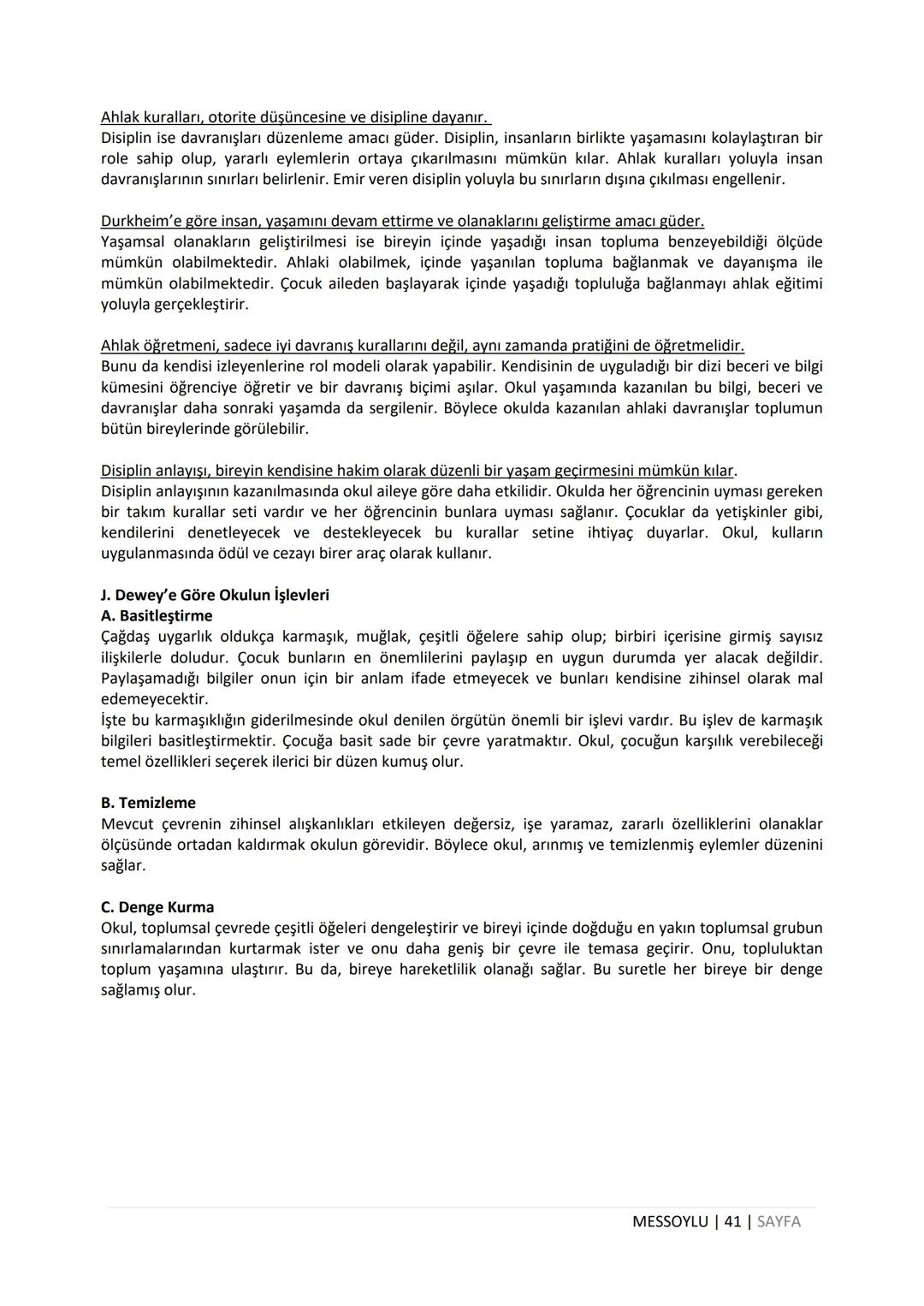 # EĞİTİM SOSYOLOJİSİ
DERS NOTU
MEHMET EMİN SOYLU
WWW.MEHMETEMINSOYLU.COM # Eğitim Sosyolojisi Ders Notları
1. BÖLÜM - EĞİTİM SOSYOLOJİSİN