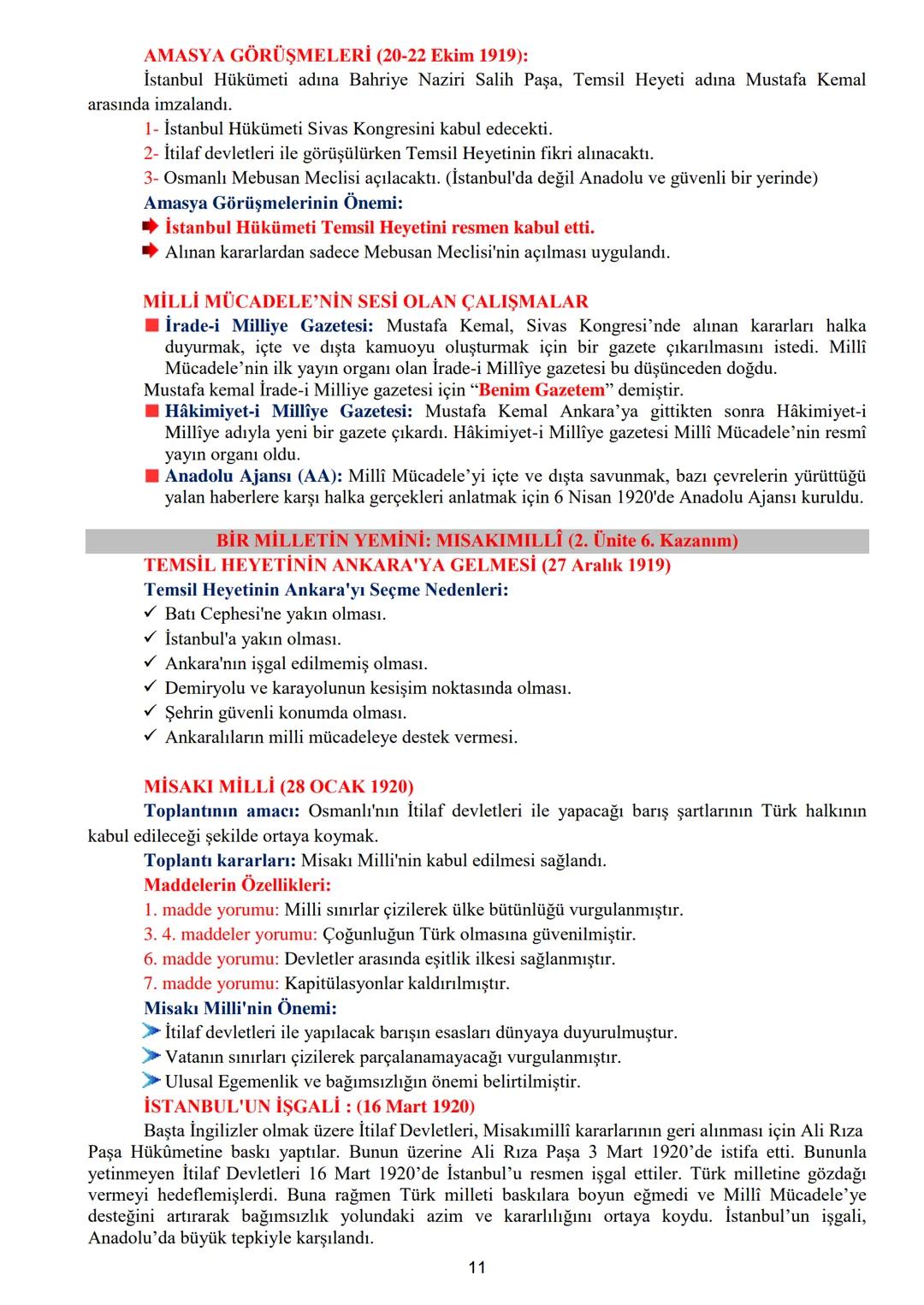 # T.C. İNKILAP TARİHİ ve ATATÜRKÇÜLÜK DERSİ I.DÖNEM DERS NOTLARI
# 1.ÜNİTE: BİR KAHRAMAN DOĞUYOR
# UYANAN AVRUPA ve SARSILAN OSMANLI (1. Ü