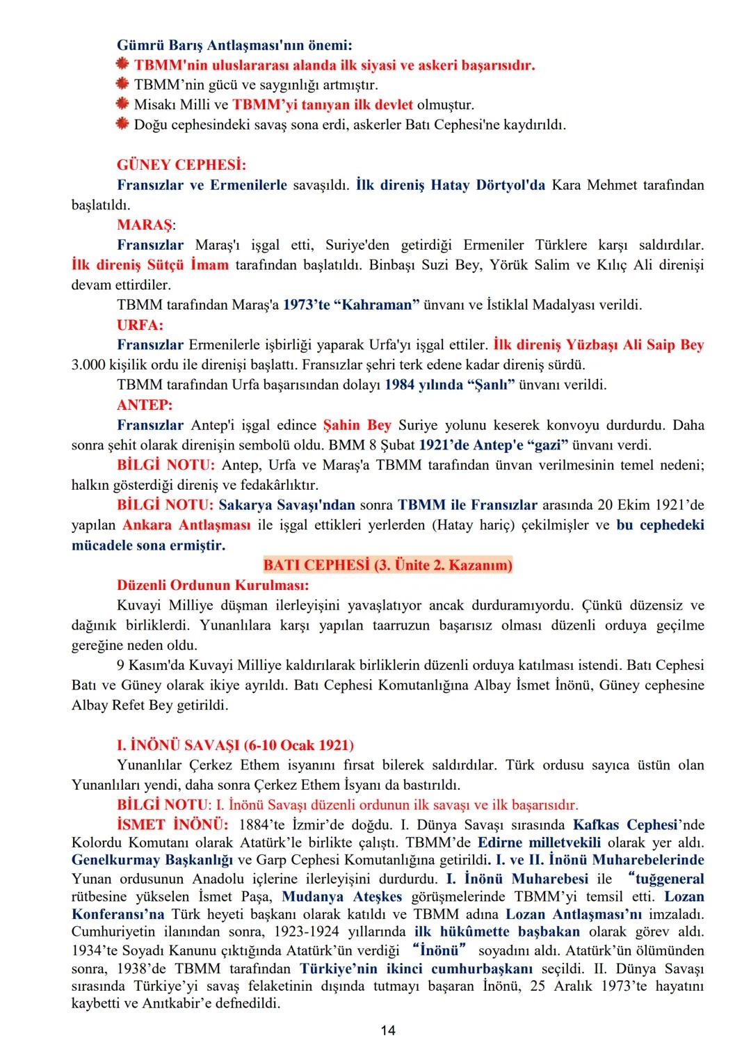 # T.C. İNKILAP TARİHİ ve ATATÜRKÇÜLÜK DERSİ I.DÖNEM DERS NOTLARI
# 1.ÜNİTE: BİR KAHRAMAN DOĞUYOR
# UYANAN AVRUPA ve SARSILAN OSMANLI (1. Ü