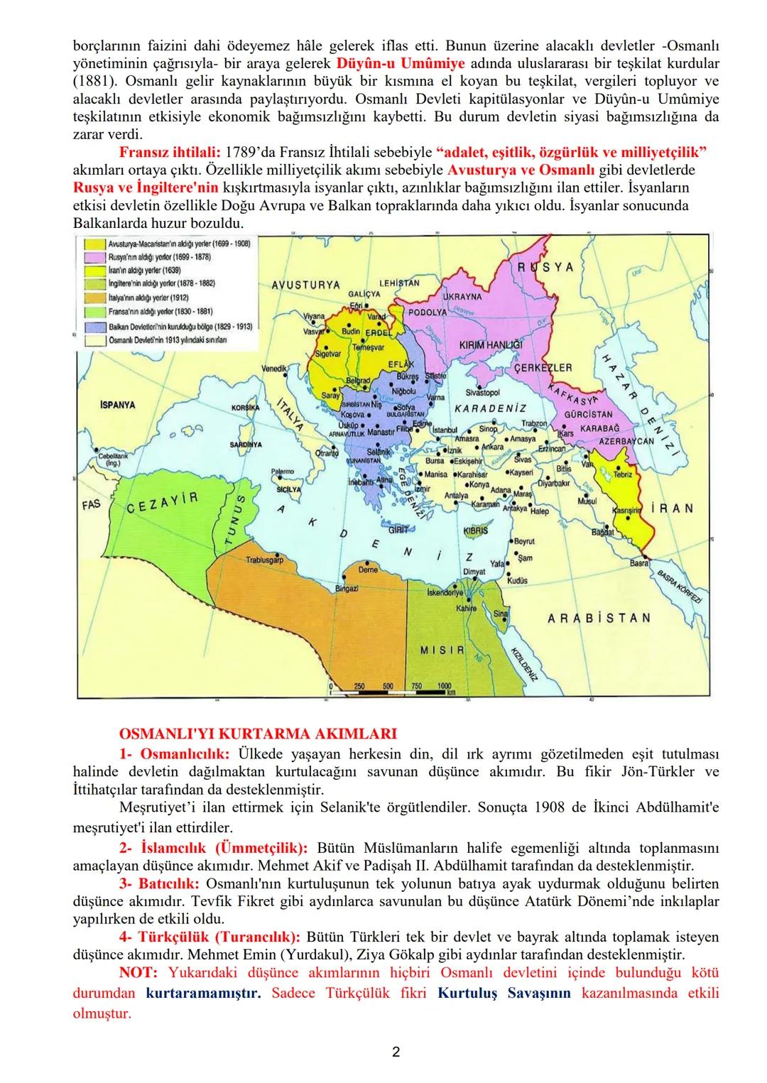 # T.C. İNKILAP TARİHİ ve ATATÜRKÇÜLÜK DERSİ I.DÖNEM DERS NOTLARI
# 1.ÜNİTE: BİR KAHRAMAN DOĞUYOR
# UYANAN AVRUPA ve SARSILAN OSMANLI (1. Ü