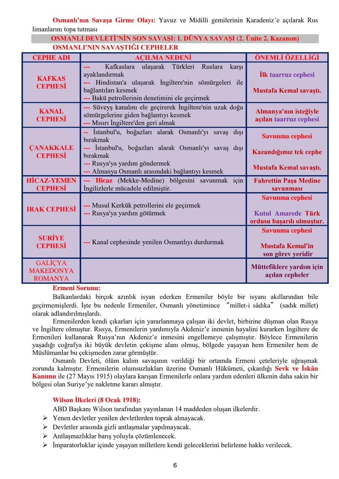 # T.C. İNKILAP TARİHİ ve ATATÜRKÇÜLÜK DERSİ I.DÖNEM DERS NOTLARI
# 1.ÜNİTE: BİR KAHRAMAN DOĞUYOR
# UYANAN AVRUPA ve SARSILAN OSMANLI (1. Ü