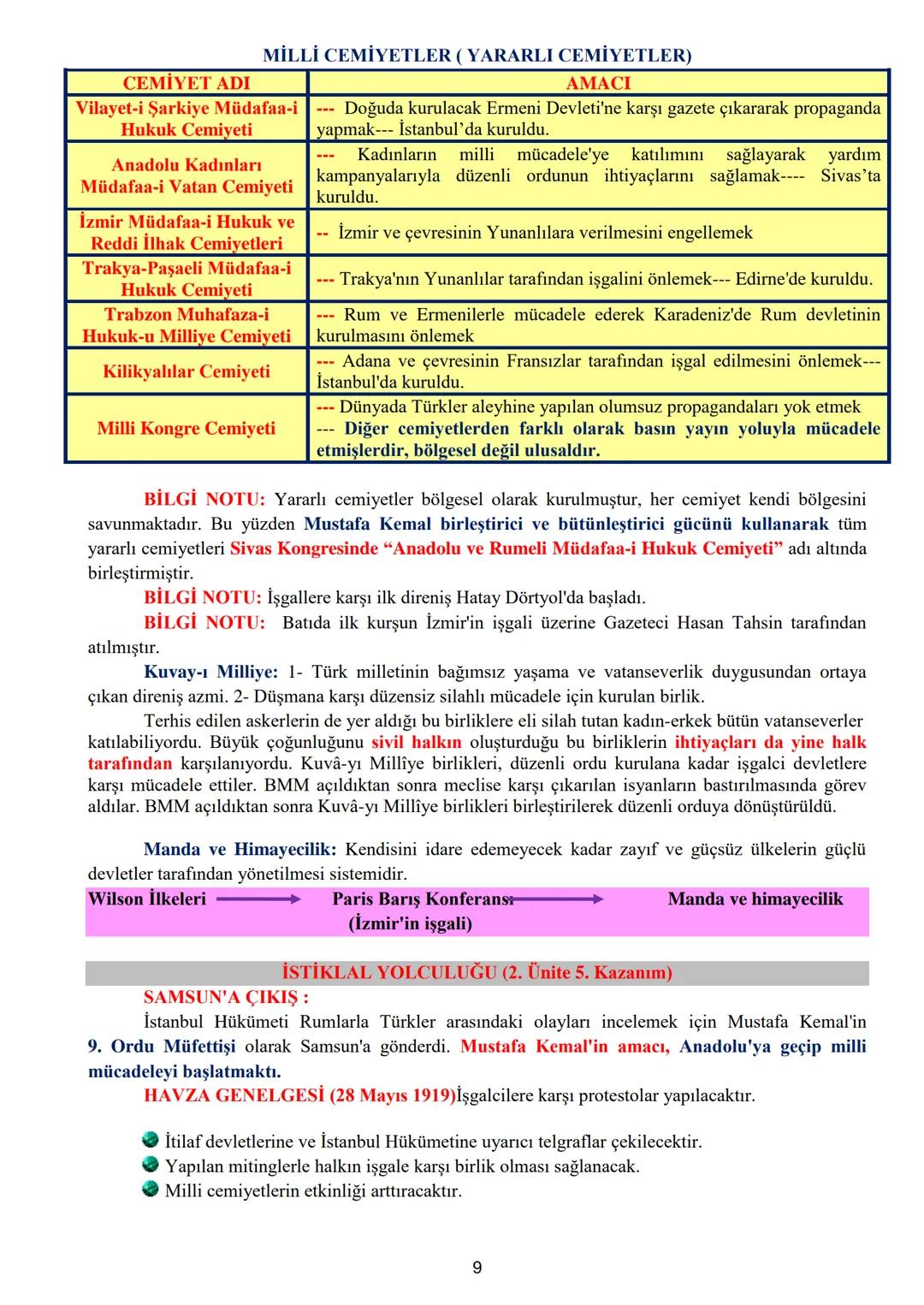 # T.C. İNKILAP TARİHİ ve ATATÜRKÇÜLÜK DERSİ I.DÖNEM DERS NOTLARI
# 1.ÜNİTE: BİR KAHRAMAN DOĞUYOR
# UYANAN AVRUPA ve SARSILAN OSMANLI (1. Ü
