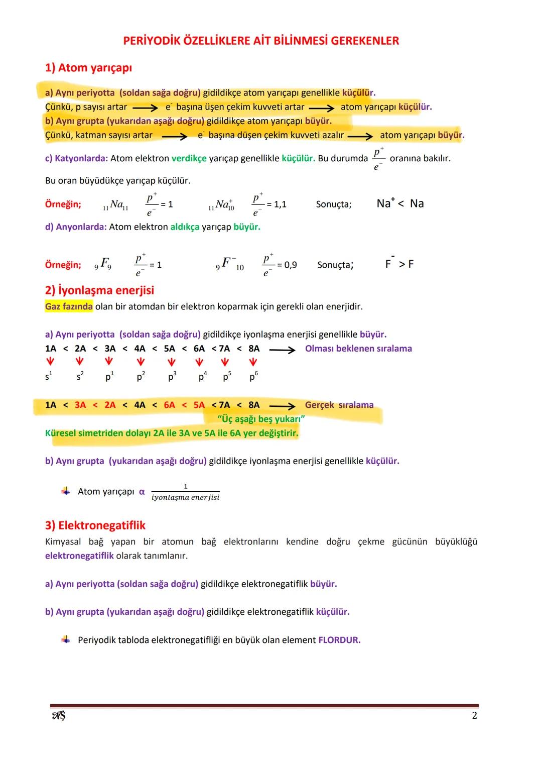 # PERİYODİK TABLOYA AİT BİLİNMESİ GEREKENLER
+ Periyodik tablodaki yatay sıralara periyot, düşey sütunlara grup adı verilir.
+ Periyodik ta