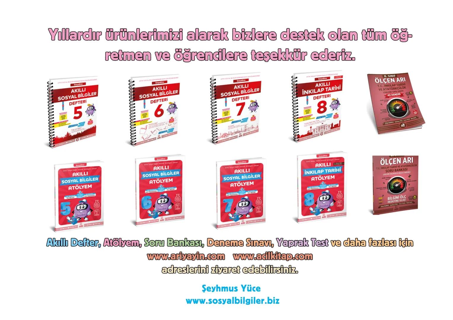 T.C. İnkılap Tarihi ve Atatürkçülük
Milli Bir Destan: Ya İstiklâl Ya ölüm!
Edirne
Çanakkale Bursa
DOĞU CEPHESİ
Ardahan
BATI CEPHESİ
Kars
Erz