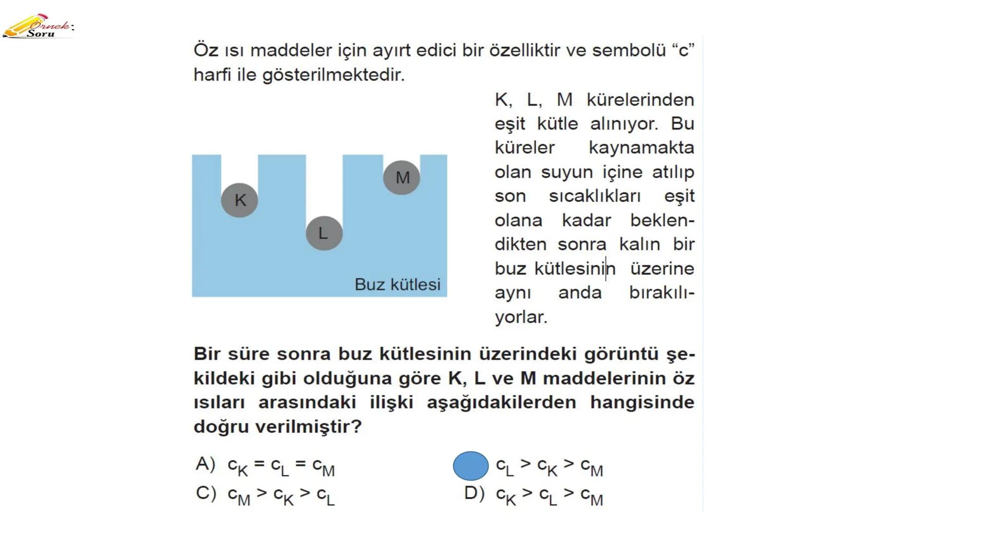 Metal kaşık
ÖZ ISI
Tahta kaşık Günlük hayatta sıkça birbirinin yerine kullanılmalarına rağmen ısı ve sıcaklık
kavramları birbirinden farkl