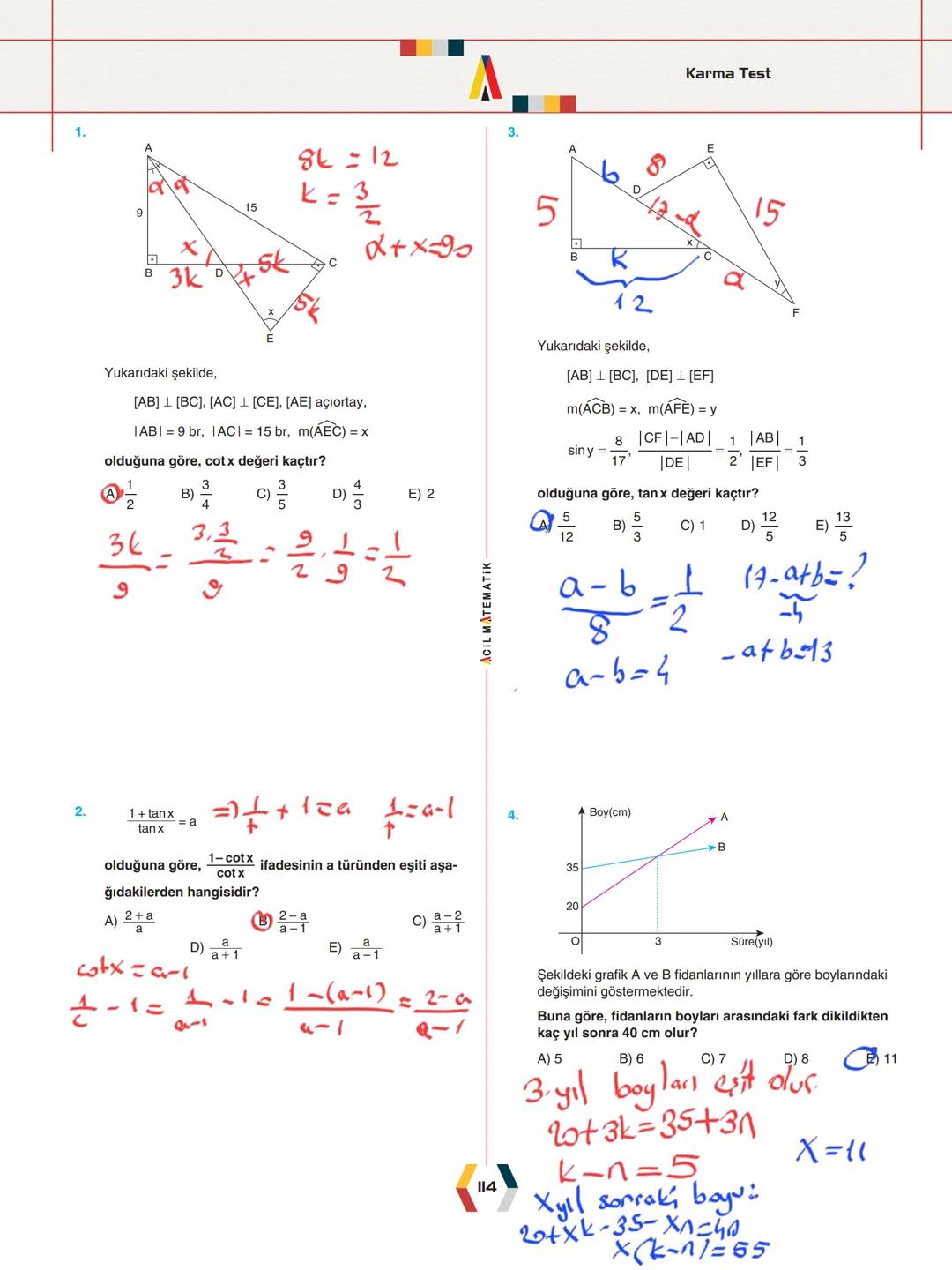 -
ÜNİTE 2-
ANALİTİK GEOMETRİ
.
•
•
.
Analitik Düzlem
İki Nokta Arasındaki Uzaklık
Bir Doğru Parçasını içten ve Dıştan Bölme
Doğrunun Eğimi v