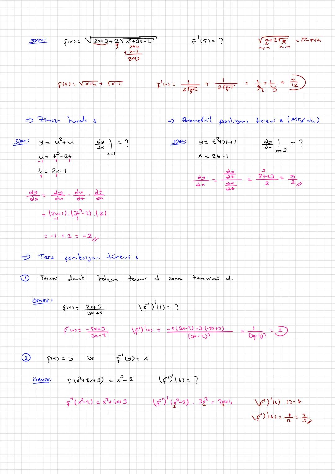 # TUREV :
Eğimdir.
f(x) eğrtsarn A noktwindel eğim
f'(x) tir.
B
f(x+h)
!f(x+h)-f(x)
A
f(x)
দ
xth
$lim_{h \to 0} \frac{f(x+h)-f(x)}{h} \Ri