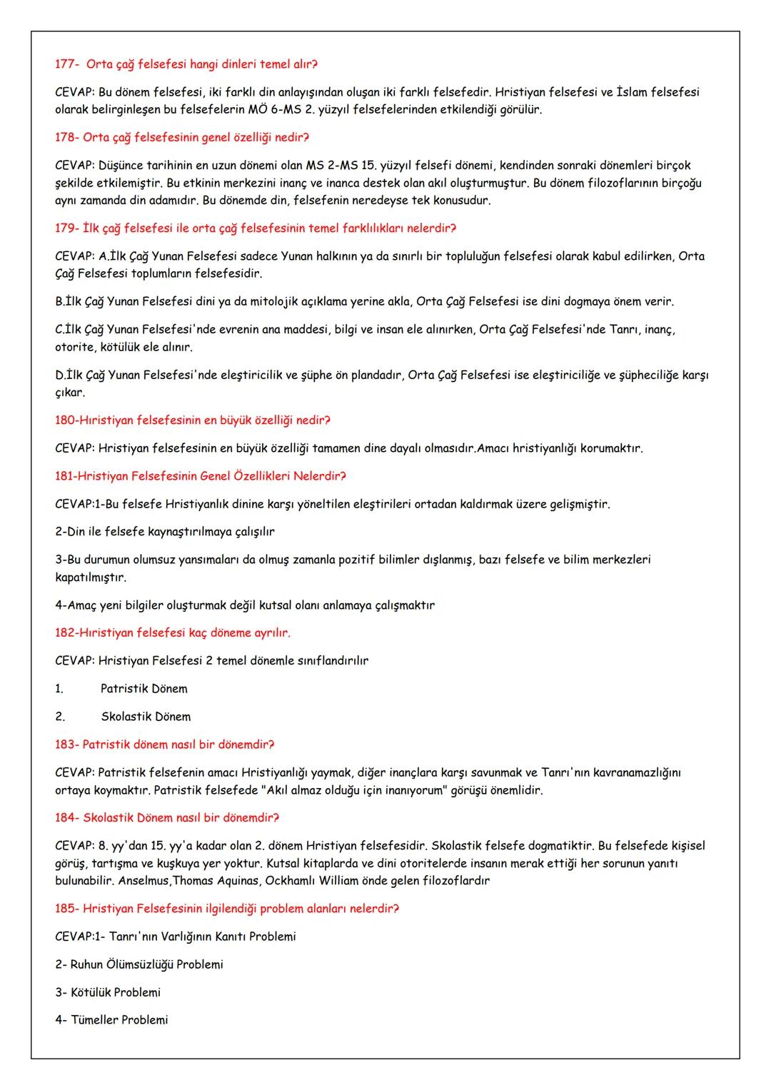 30 OCAK 2024
10/11.SINIF FELSEFE DERSİ BÜTÜN KONULAR.
KISA SORU -CEVAP 10-11 VE 12.SINIF BÜTÜN ÜNİTELER
1- Felsefe sözcüğünün kelime anlamı