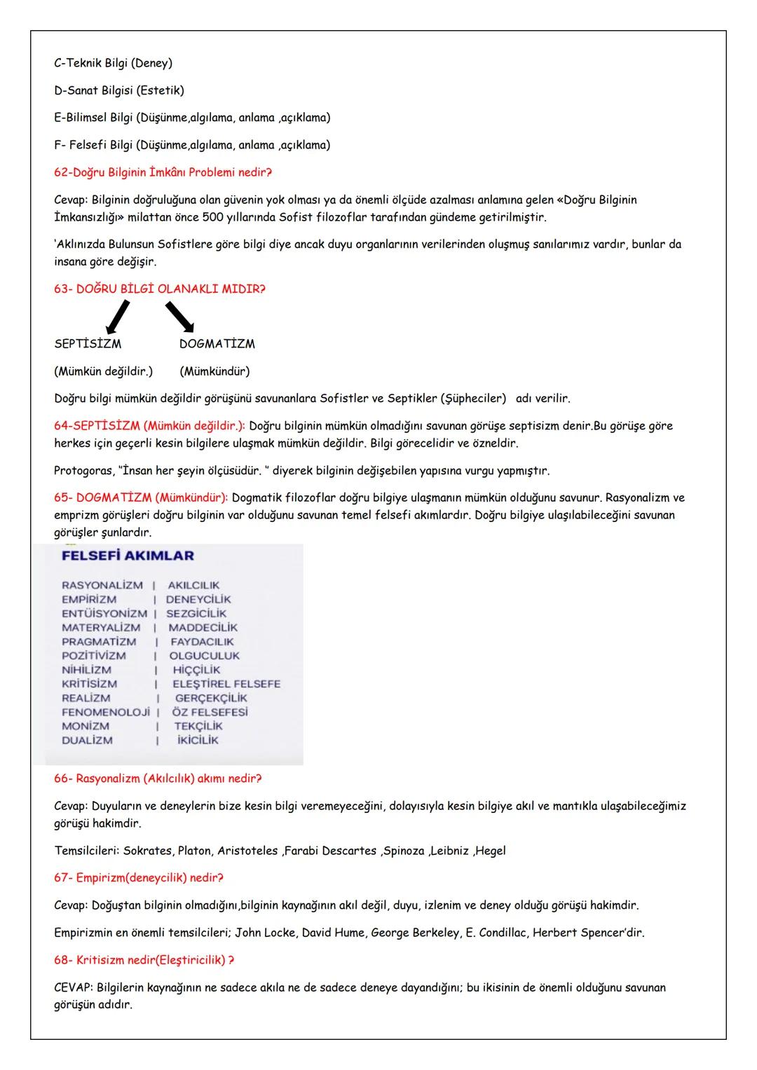 30 OCAK 2024
10/11.SINIF FELSEFE DERSİ BÜTÜN KONULAR.
KISA SORU -CEVAP 10-11 VE 12.SINIF BÜTÜN ÜNİTELER
1- Felsefe sözcüğünün kelime anlamı