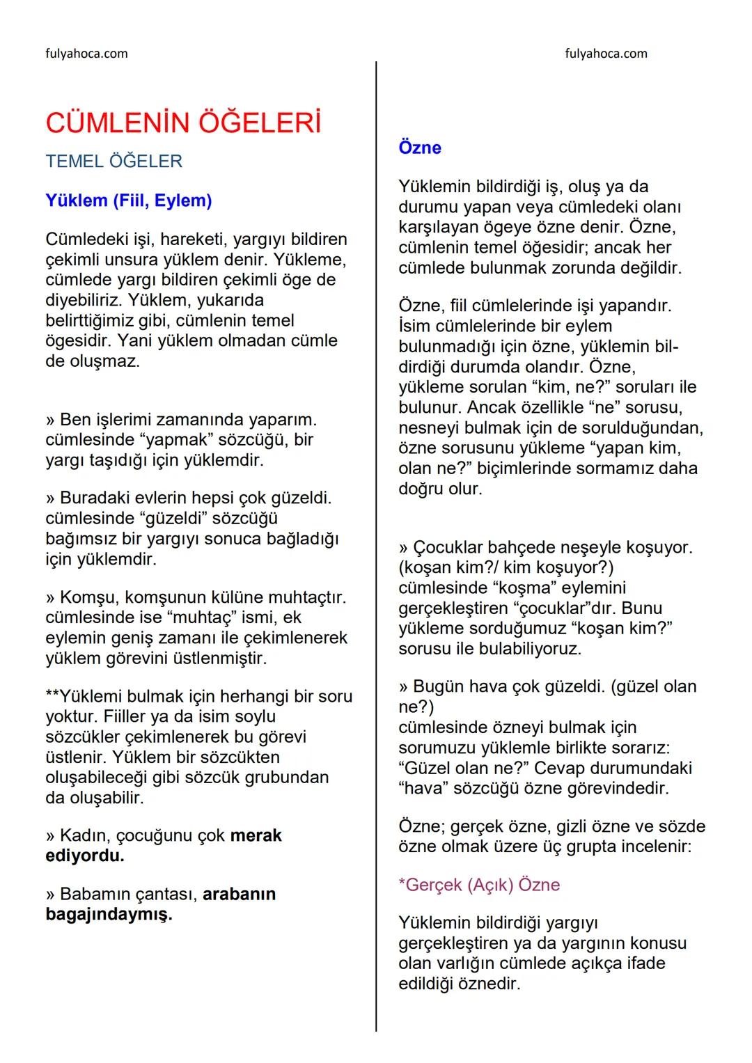 fulyahoca.com
# SÖZCÜKTE ANLAM
fulyahoca.com
Sözcük (Kelime): Bir varlığı ya da
kavramı karşılayan hece veya hece
topluluğudur.
Türkçede sö