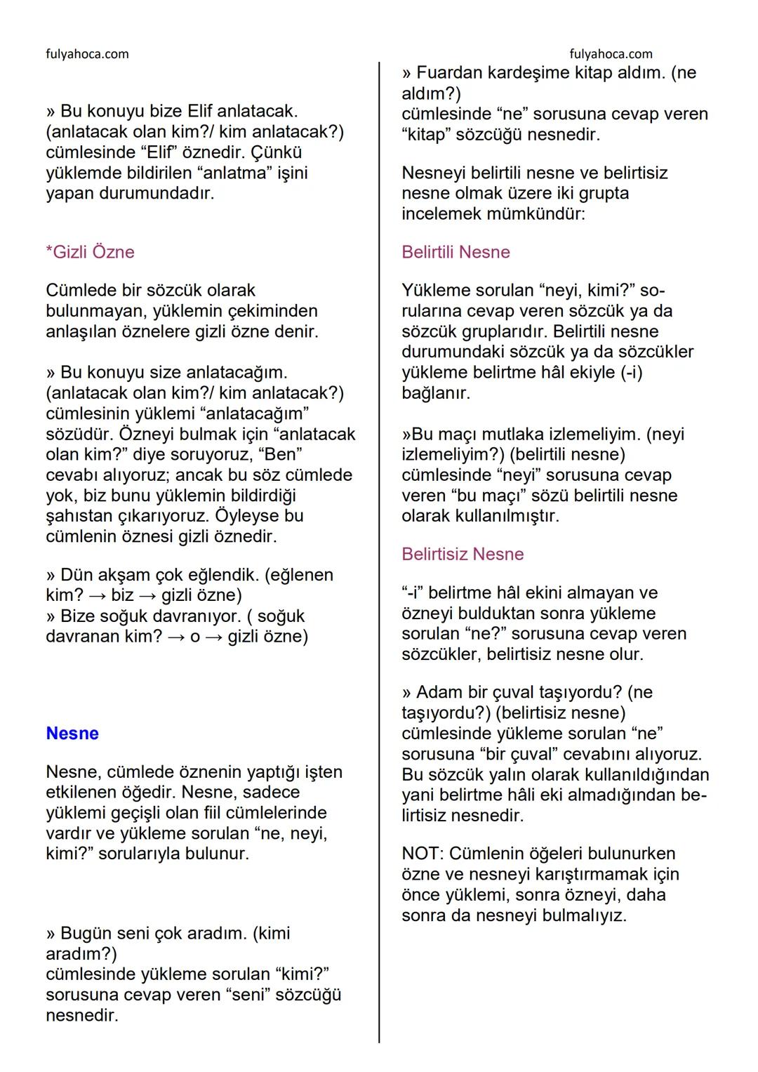 fulyahoca.com
# SÖZCÜKTE ANLAM
fulyahoca.com
Sözcük (Kelime): Bir varlığı ya da
kavramı karşılayan hece veya hece
topluluğudur.
Türkçede sö