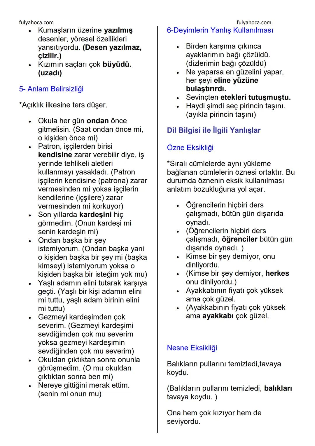 fulyahoca.com
# SÖZCÜKTE ANLAM
fulyahoca.com
Sözcük (Kelime): Bir varlığı ya da
kavramı karşılayan hece veya hece
topluluğudur.
Türkçede sö