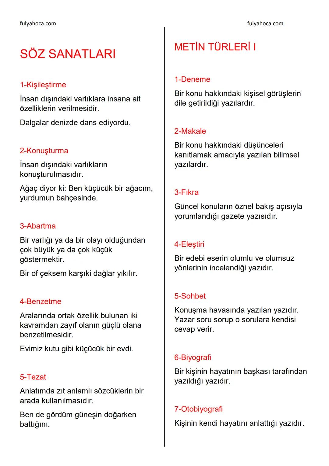 fulyahoca.com
# SÖZCÜKTE ANLAM
fulyahoca.com
Sözcük (Kelime): Bir varlığı ya da
kavramı karşılayan hece veya hece
topluluğudur.
Türkçede sö