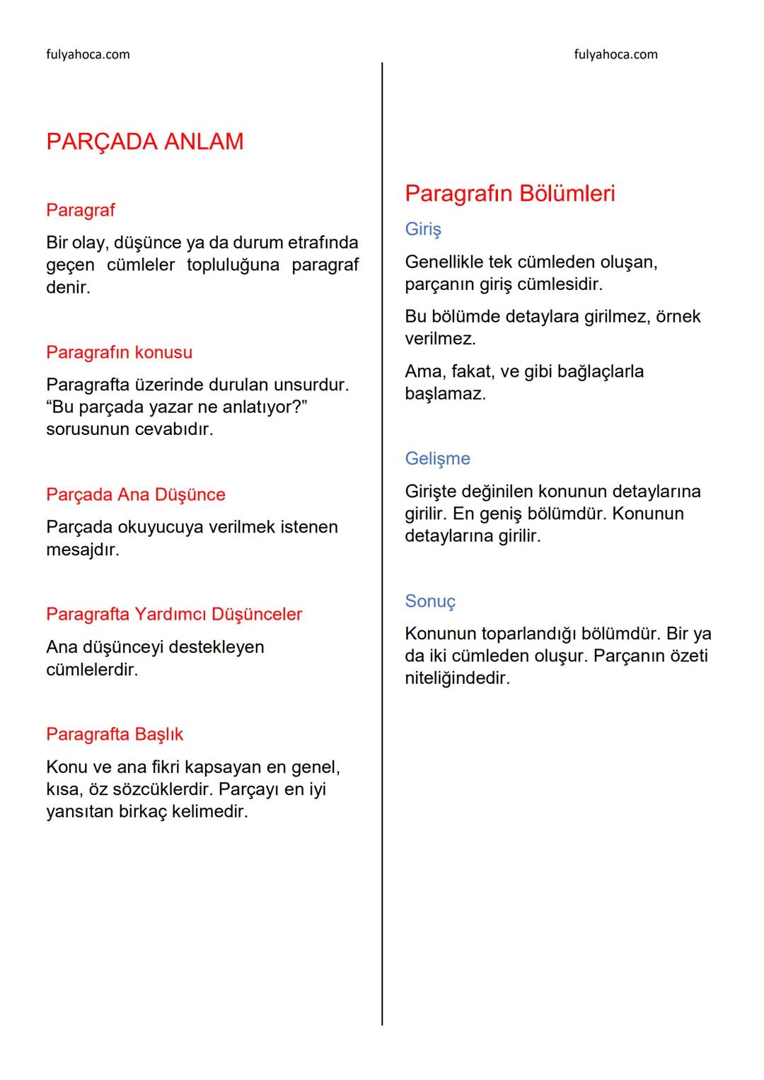 fulyahoca.com
# SÖZCÜKTE ANLAM
fulyahoca.com
Sözcük (Kelime): Bir varlığı ya da
kavramı karşılayan hece veya hece
topluluğudur.
Türkçede sö