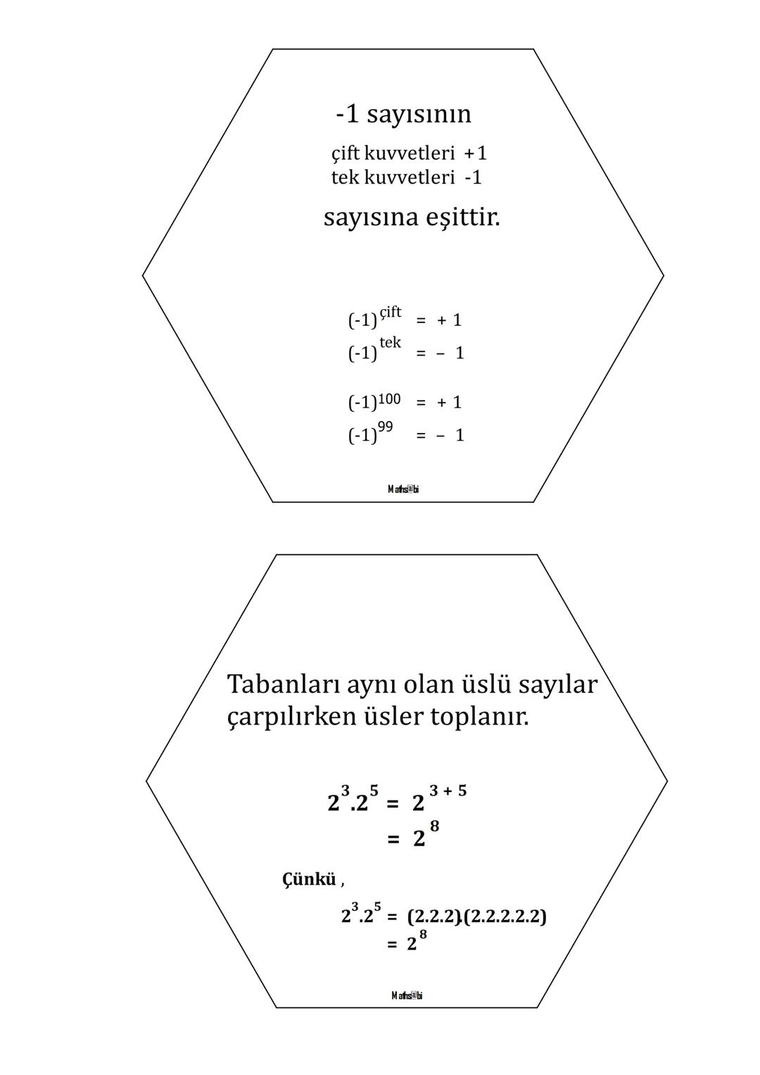 Üslü
Sayılar
Aynı sayıların
çarpımının
kısa biçimde gösterimine
ÜSLÜ BİÇİMDE GÖSTERİM
denir.
4 tane 2' nin çarpımı kısa biçimde
2.2.2.2 =