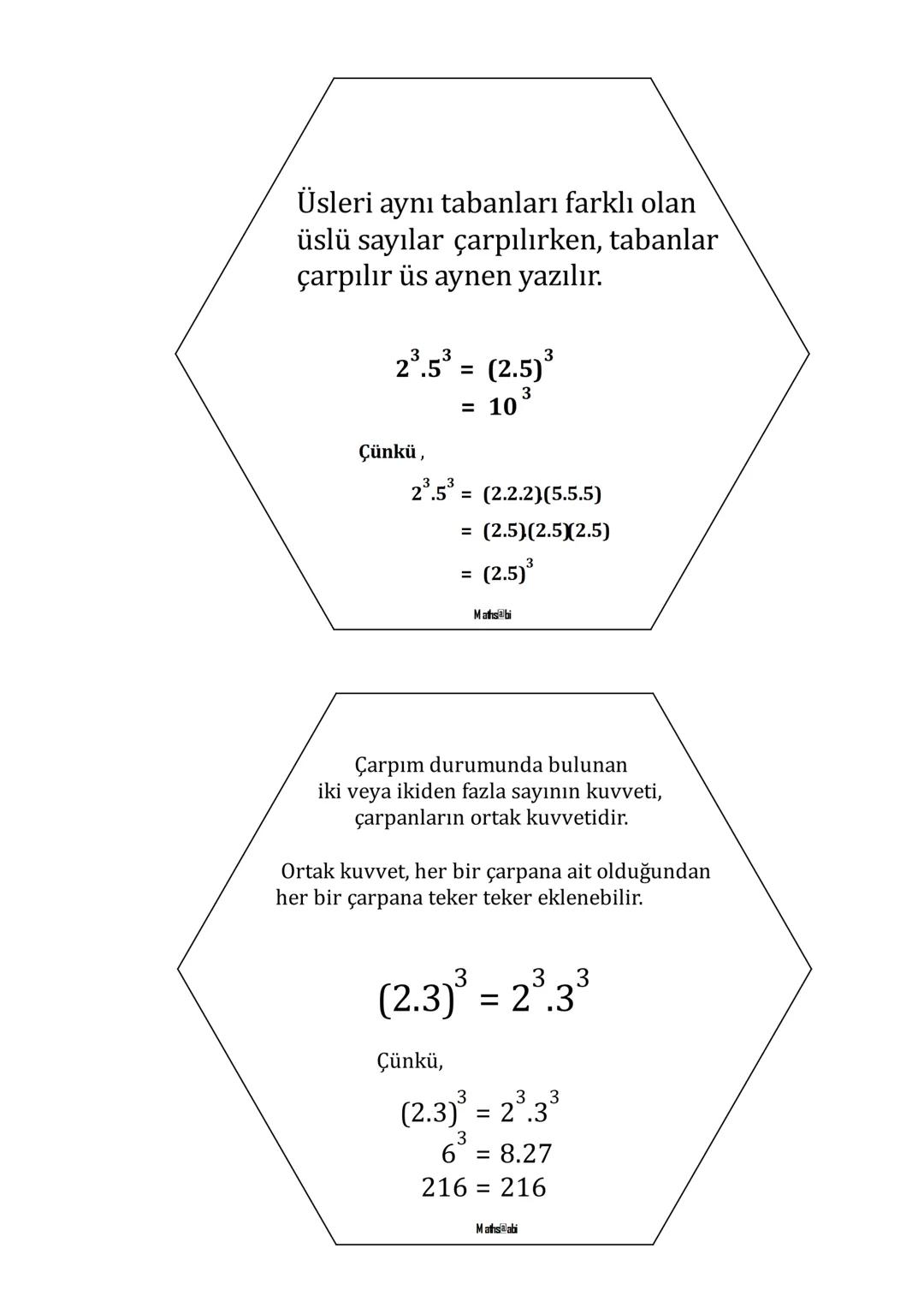 Üslü
Sayılar
Aynı sayıların
çarpımının
kısa biçimde gösterimine
ÜSLÜ BİÇİMDE GÖSTERİM
denir.
4 tane 2' nin çarpımı kısa biçimde
2.2.2.2 =