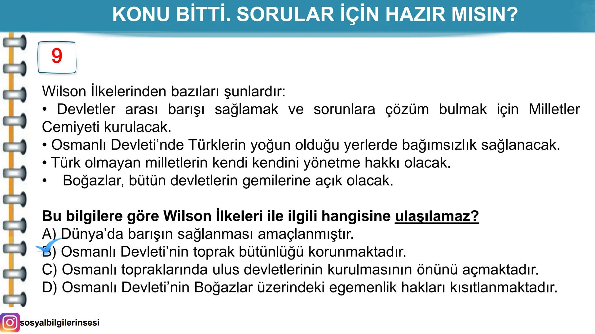 T.C. İnkılap Tarihi ve Atatürkçülük
Sosyal Bilgilerin Sesi
I. DÜNYA SAVAŞI
SELÇUK HOCA
sosyalbilgilerinsesi
2 I. DÜNYA SAVAŞI BAŞLADIĞINDA O