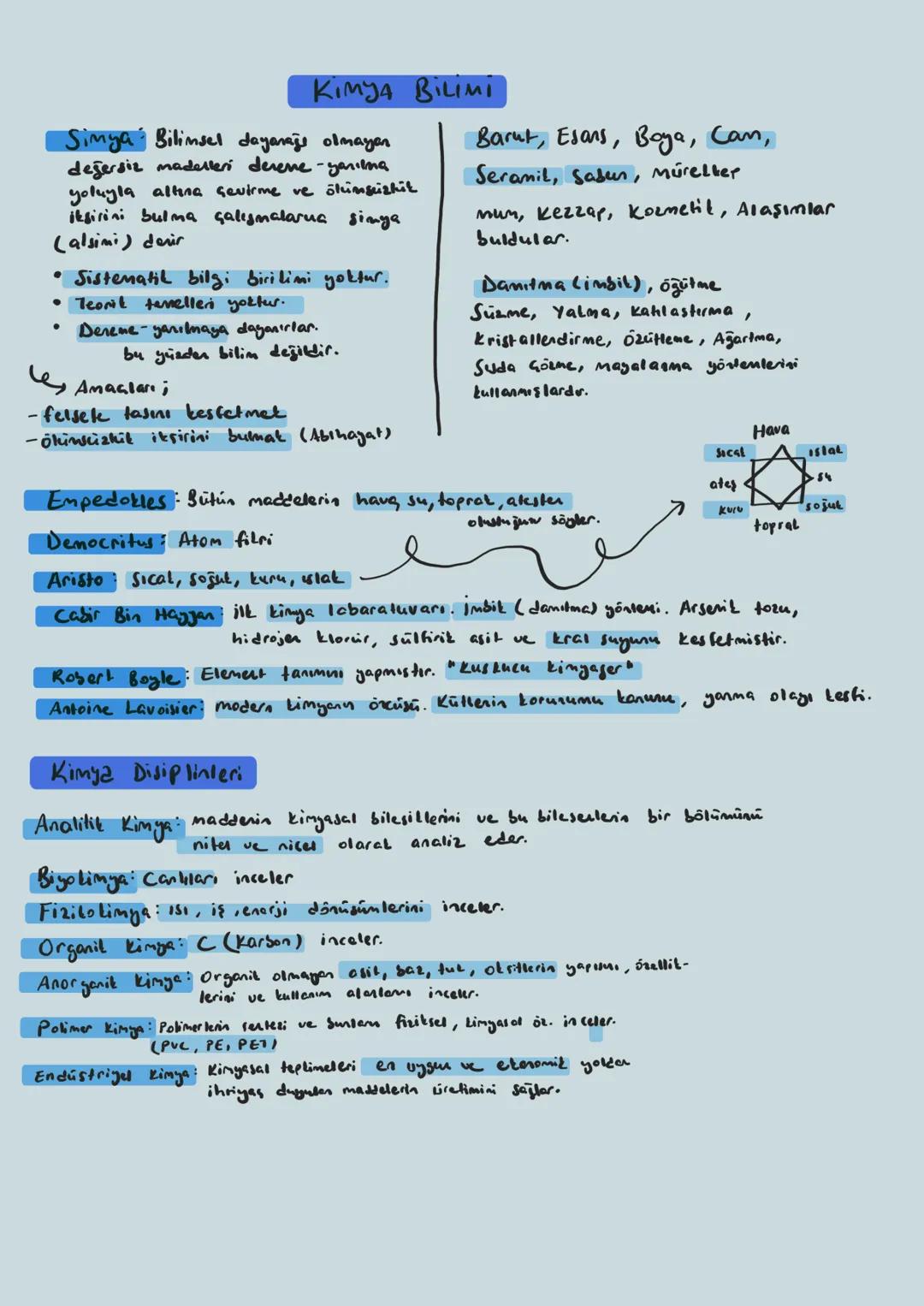 Kimya
BiLimi
Simya Bilimsel dayanağı olmayan
değersiz madelleri denene - yanına
yoluyla altına sevirme ve ölümsüzlük
iksirini bulma çalışmal