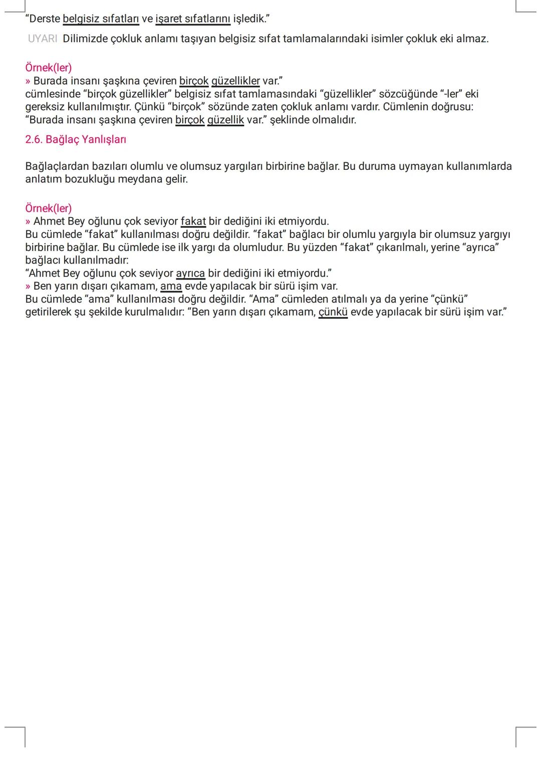 # ANLATIM BOZUKLUKLARI
Duygu ve düşüncelerimizi karşımızdakine aktarırken kurduğumuz cümlelerin açık ve anlaşılır olması,
gereksiz unsurlar
