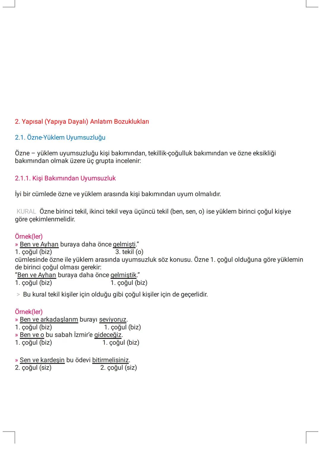 # ANLATIM BOZUKLUKLARI
Duygu ve düşüncelerimizi karşımızdakine aktarırken kurduğumuz cümlelerin açık ve anlaşılır olması,
gereksiz unsurlar