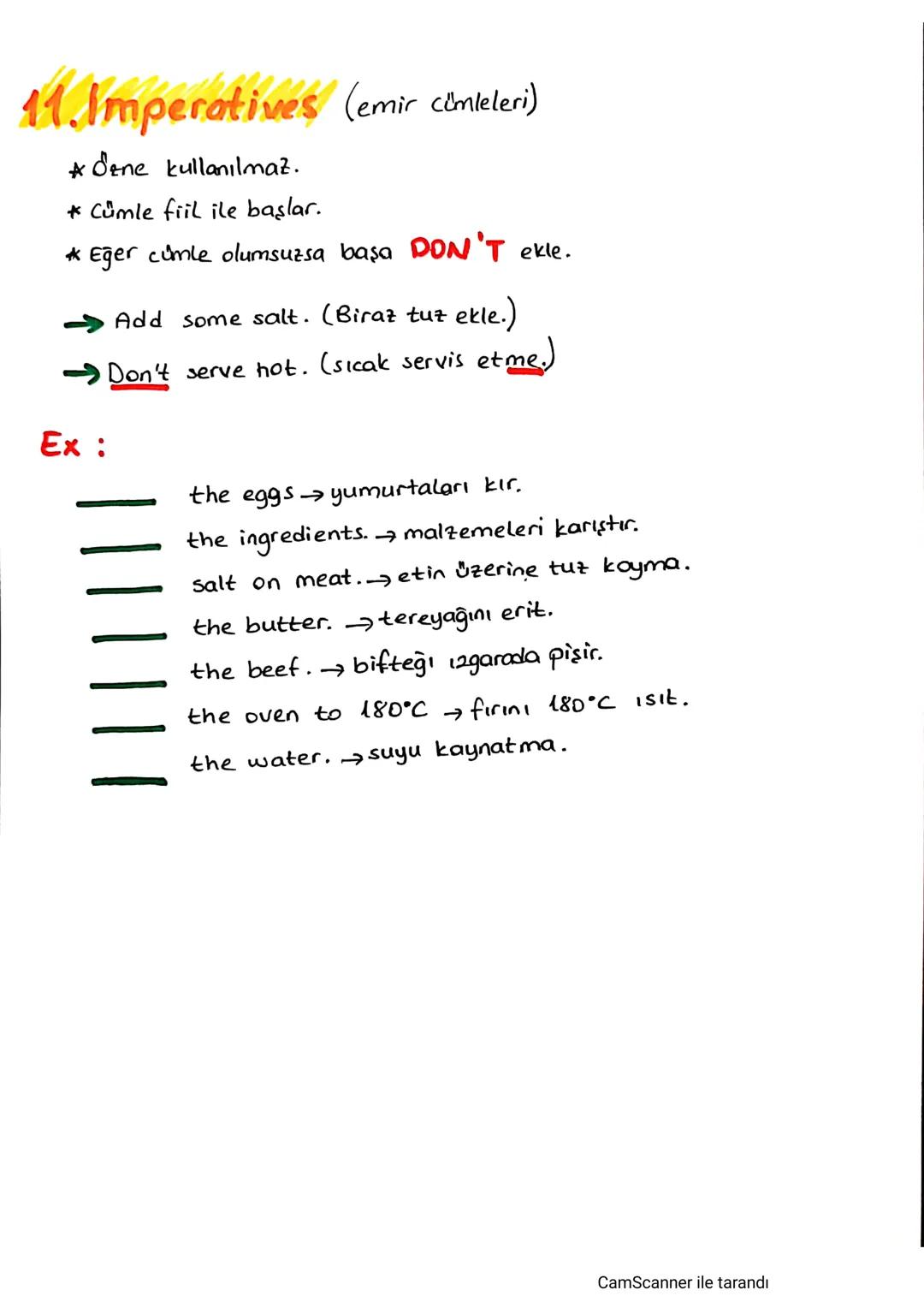 UNIT 3-IN THE KITCHEN.
(mutfakta)
4.Ingredient's (malzemeler) 2. Process (işlem, sürec)
beef biftek
meat et
•Steak: biftek
spice baharat
•ci