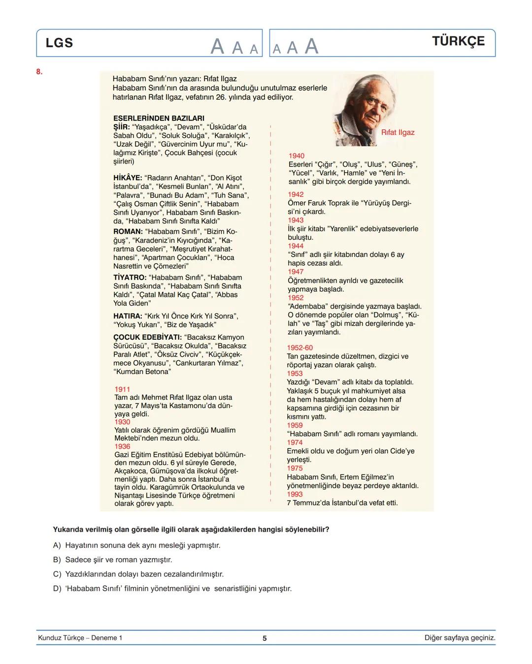 MEB
Kazanımlarına
Uygun
|
Yeni Nesil
Beceri Temelli
Sorular
Kurumsal
Ölçme
Değerlendirme
DENEME
SINAVI
9786057743992
KUNDUZ
LGS TÜRKÇE DENEM