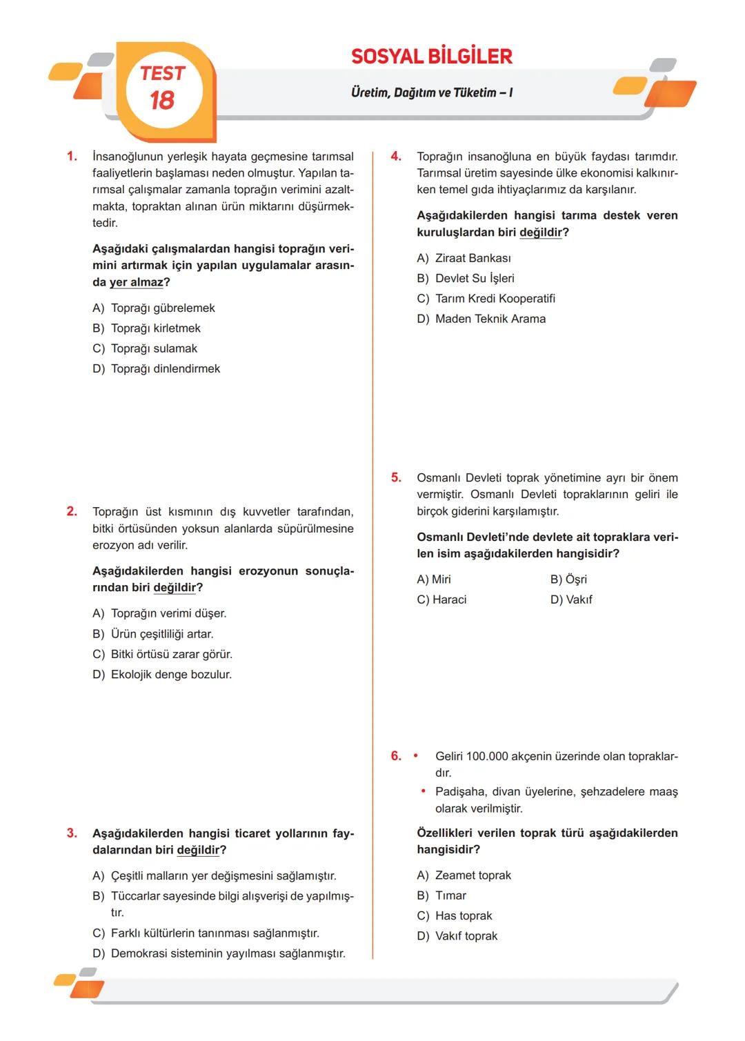TEST
1
1. Aşağıda verilen kitle iletişim araçlarından han-
gisinin etkisi diğerlerine göre daha azdır?
A) Gazete
B) Televizyon
C) Internet