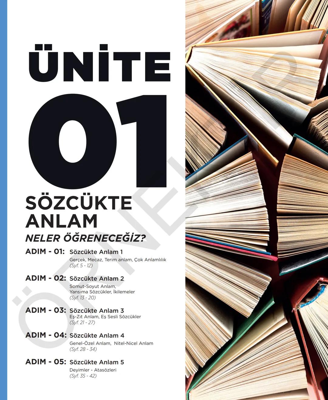 # 6. SINIF TÜRKÇE
Sevgili öğrenciler,
Soruları olduğu kadar etkinliği ve konu anlatımları da yeni nesil olan
Dergi Konseptinde Yeni Nesil D