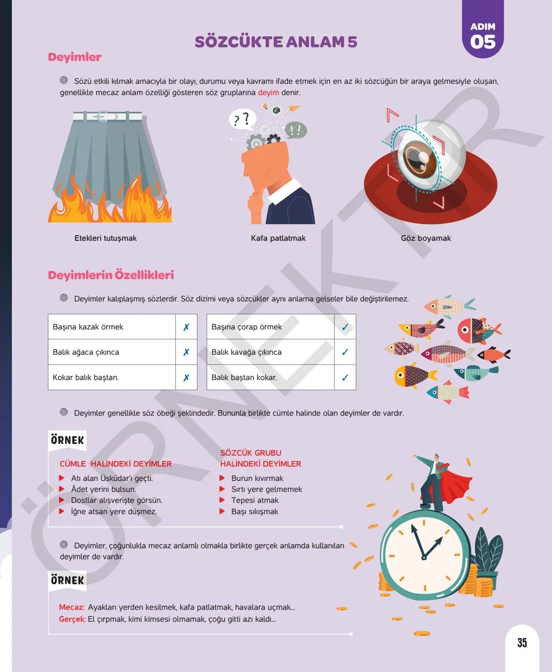 # 6. SINIF TÜRKÇE
Sevgili öğrenciler,
Soruları olduğu kadar etkinliği ve konu anlatımları da yeni nesil olan
Dergi Konseptinde Yeni Nesil D