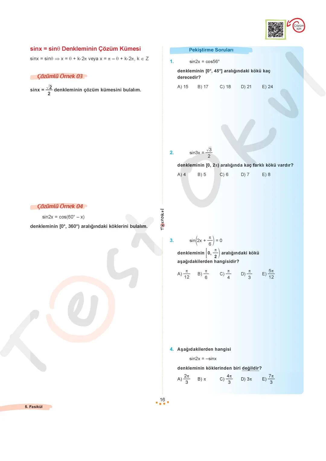 oh
$
✓✓
$
Abh
$
X-y²=
$
b+a
$
X=
$
(a+3+y)
$
6+y
$
21
$
X+2
$
Z+X
$
+48
$
MATEMATİK
#FasikülAnlatımRehberiX
2
Fasikül
TRIGONOMETRİ - 2
Bu fa