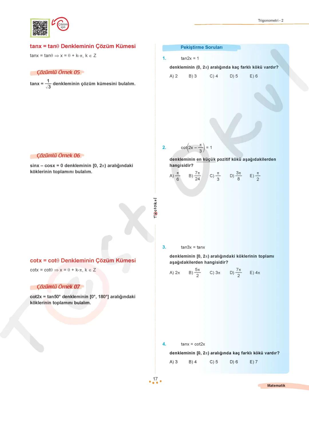 oh
$
✓✓
$
Abh
$
X-y²=
$
b+a
$
X=
$
(a+3+y)
$
6+y
$
21
$
X+2
$
Z+X
$
+48
$
MATEMATİK
#FasikülAnlatımRehberiX
2
Fasikül
TRIGONOMETRİ - 2
Bu fa