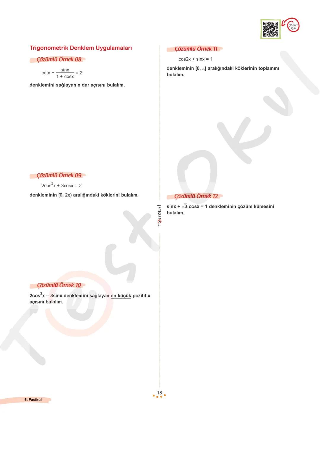 oh
$
✓✓
$
Abh
$
X-y²=
$
b+a
$
X=
$
(a+3+y)
$
6+y
$
21
$
X+2
$
Z+X
$
+48
$
MATEMATİK
#FasikülAnlatımRehberiX
2
Fasikül
TRIGONOMETRİ - 2
Bu fa