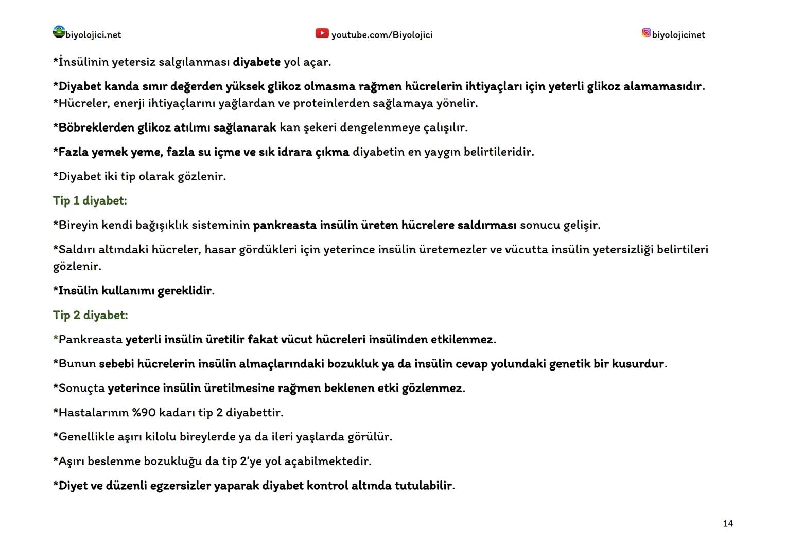 --- OCR Start ---
biyolojici.net
youtube.com/Biyolojici
biyolojicinet
ENDOKRİN SİSTEM (HORMONAL SİSTEM)
*Vücuttaki faaliyetleri kontrol eden