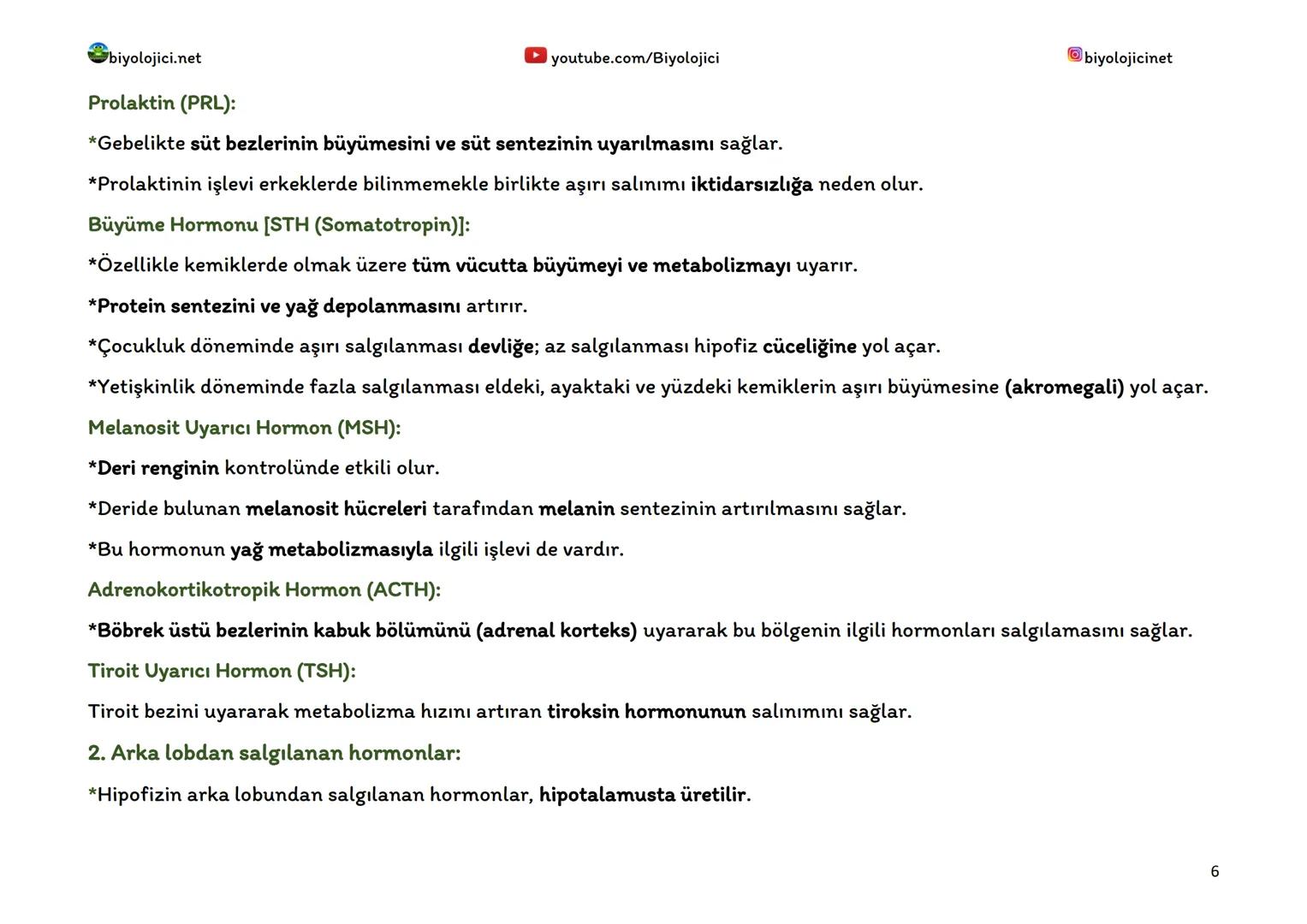--- OCR Start ---
biyolojici.net
youtube.com/Biyolojici
biyolojicinet
ENDOKRİN SİSTEM (HORMONAL SİSTEM)
*Vücuttaki faaliyetleri kontrol eden