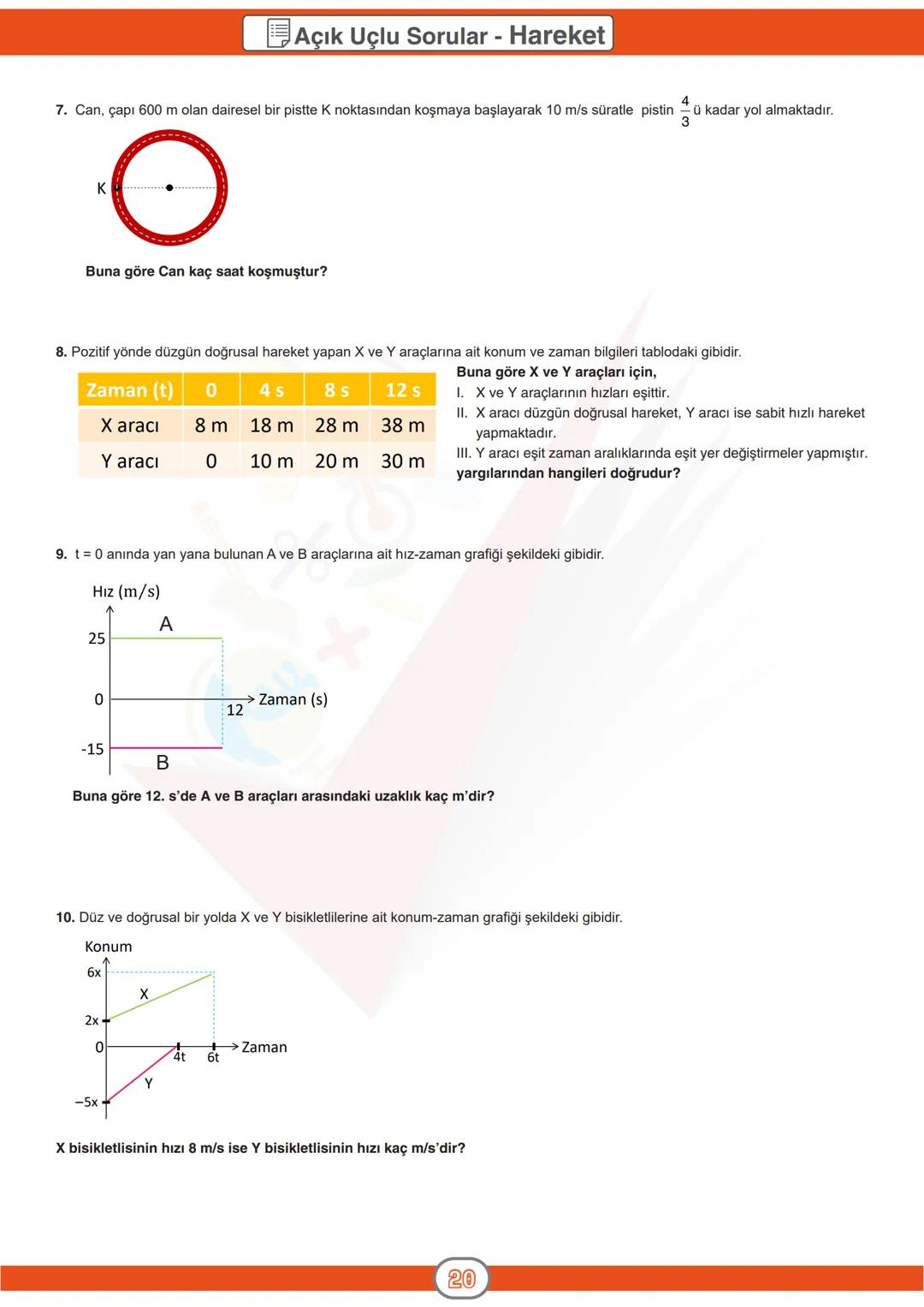 **
ORTAÖĞRETİM
GENEL MÜDÜRLÜĞÜ
DERSLER
CEPTE
3. SAYI
Konu Özeti
Ders Anlatımı
Sorular
FİZİK 9
ÜNİTE
HAREKET ve KUVVET
* Hareket ve