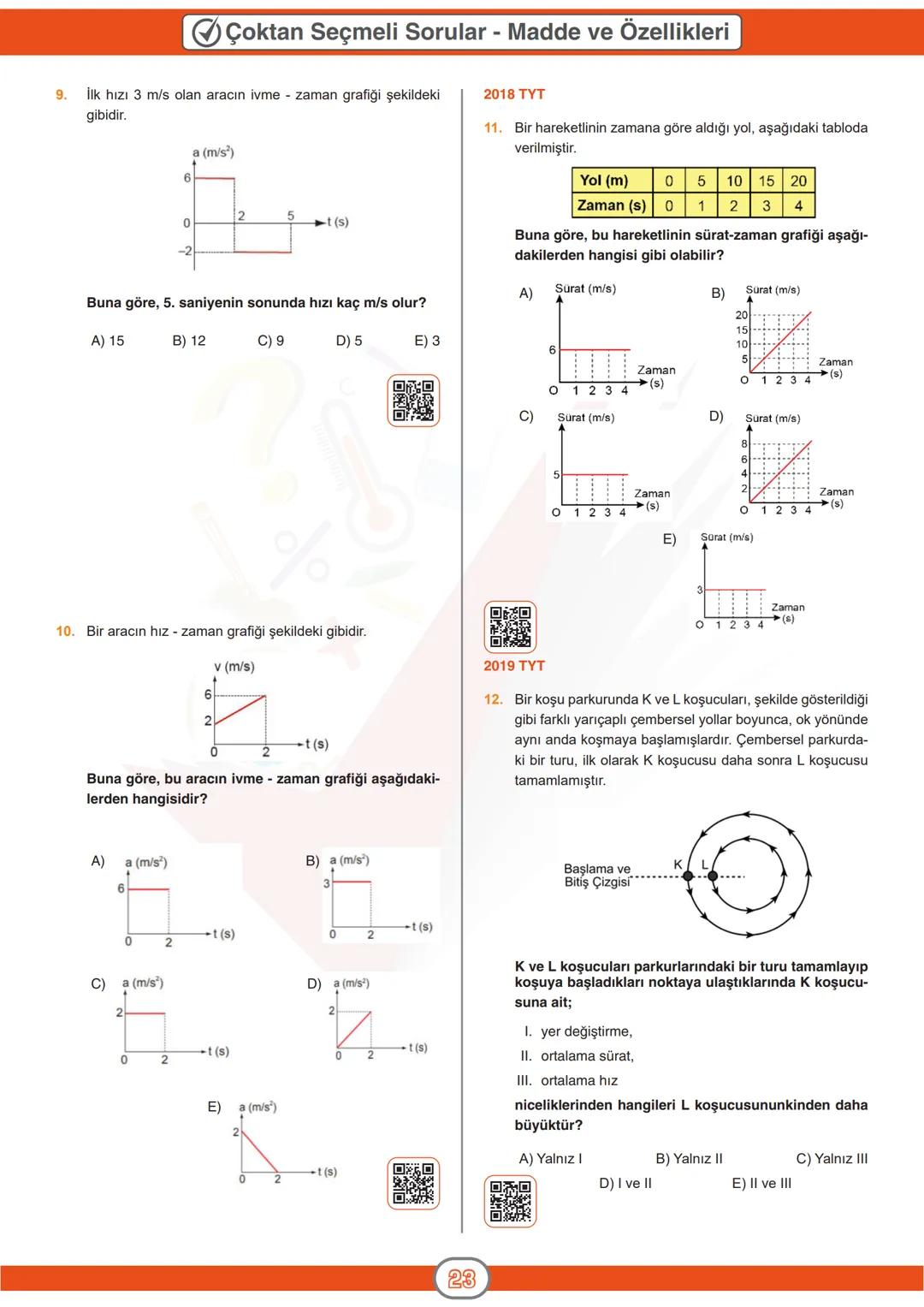 **
ORTAÖĞRETİM
GENEL MÜDÜRLÜĞÜ
DERSLER
CEPTE
3. SAYI
Konu Özeti
Ders Anlatımı
Sorular
FİZİK 9
ÜNİTE
HAREKET ve KUVVET
* Hareket ve