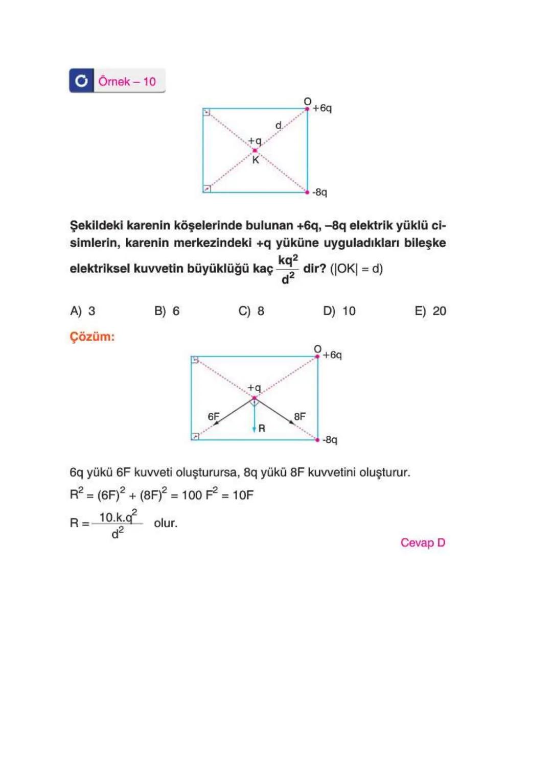 Elektriksel Kuvvet ve Elektrik Alan
ELEKTRİKSEL KUVVET
* Yüklü cisimler arasında bir itme ya da çekme kuvveti vardır. Bu kuvvet
elektriksel