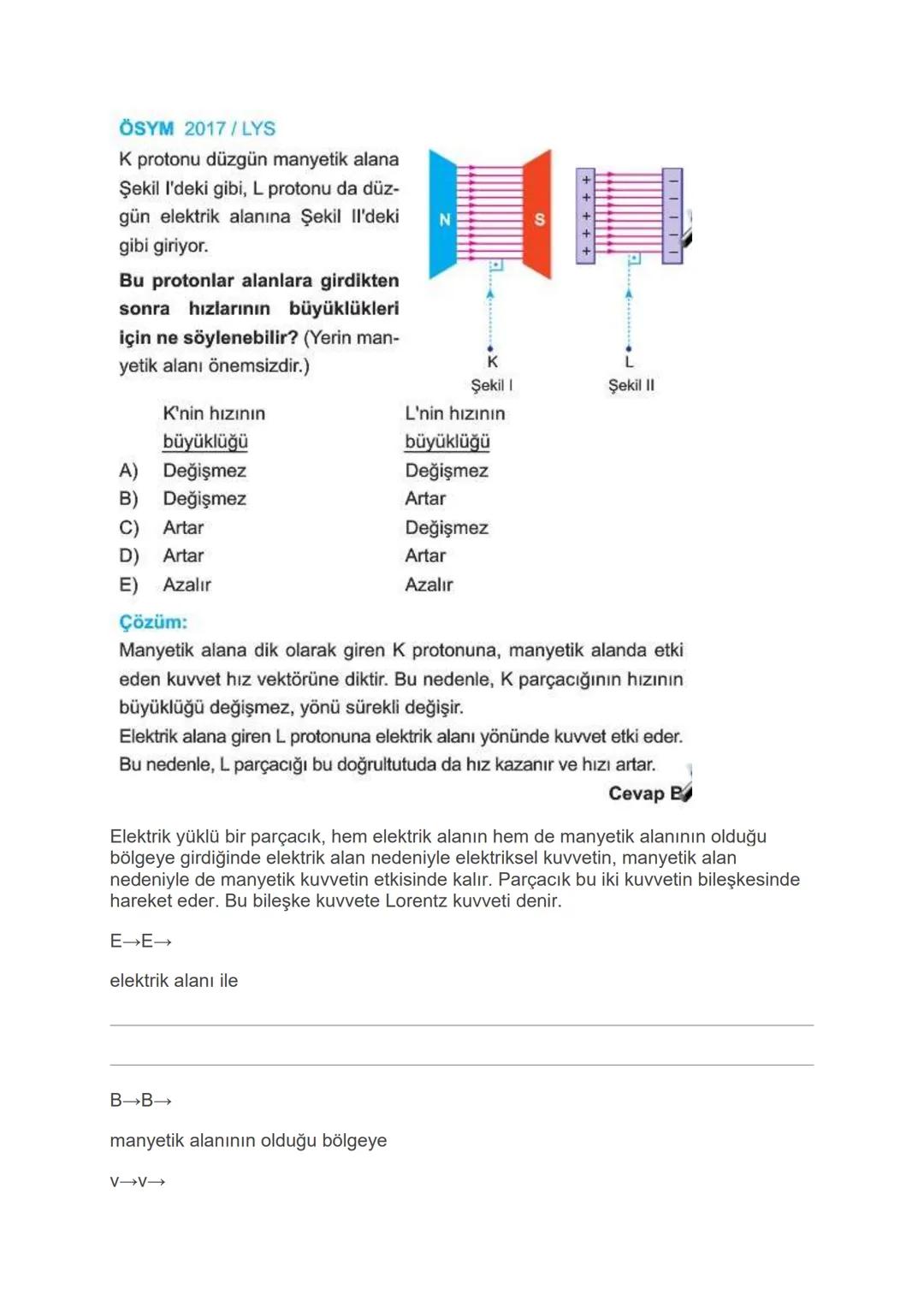 Elektriksel Kuvvet ve Elektrik Alan
ELEKTRİKSEL KUVVET
* Yüklü cisimler arasında bir itme ya da çekme kuvveti vardır. Bu kuvvet
elektriksel