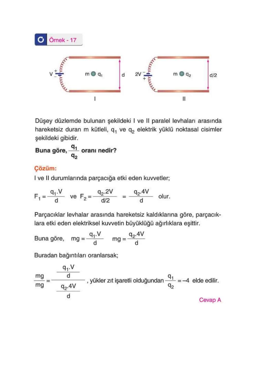 Elektriksel Kuvvet ve Elektrik Alan
ELEKTRİKSEL KUVVET
* Yüklü cisimler arasında bir itme ya da çekme kuvveti vardır. Bu kuvvet
elektriksel