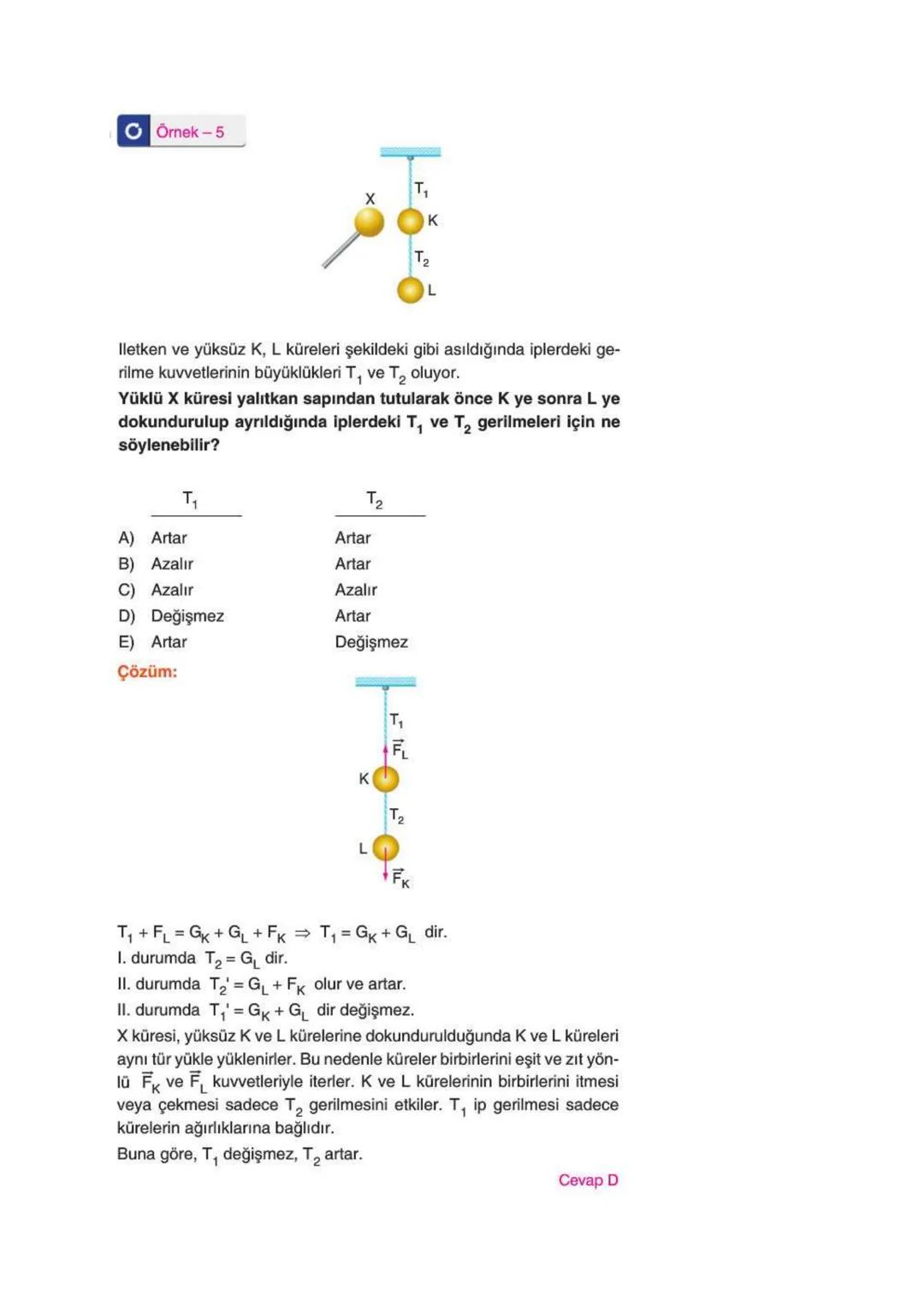 Elektriksel Kuvvet ve Elektrik Alan
ELEKTRİKSEL KUVVET
* Yüklü cisimler arasında bir itme ya da çekme kuvveti vardır. Bu kuvvet
elektriksel