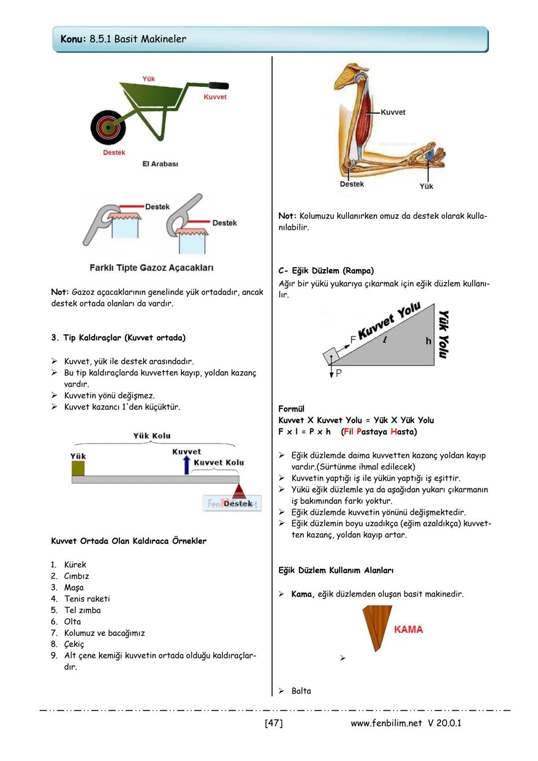 # 8.Sınıf Fen Bilimleri
# Ders Notları
Barış ZEREN
Fen Bilimleri Öğretmeni
www.fenbilim.net V 20.0.1 # 1.Ünite: Mevsimler ve İklim
Konu: