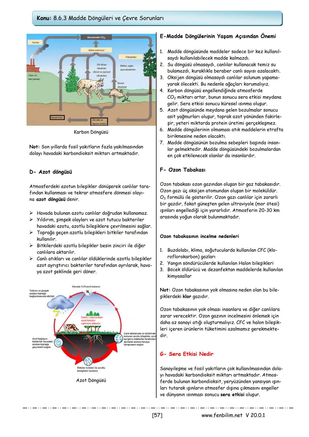 # 8.Sınıf Fen Bilimleri
# Ders Notları
Barış ZEREN
Fen Bilimleri Öğretmeni
www.fenbilim.net V 20.0.1 # 1.Ünite: Mevsimler ve İklim
Konu: