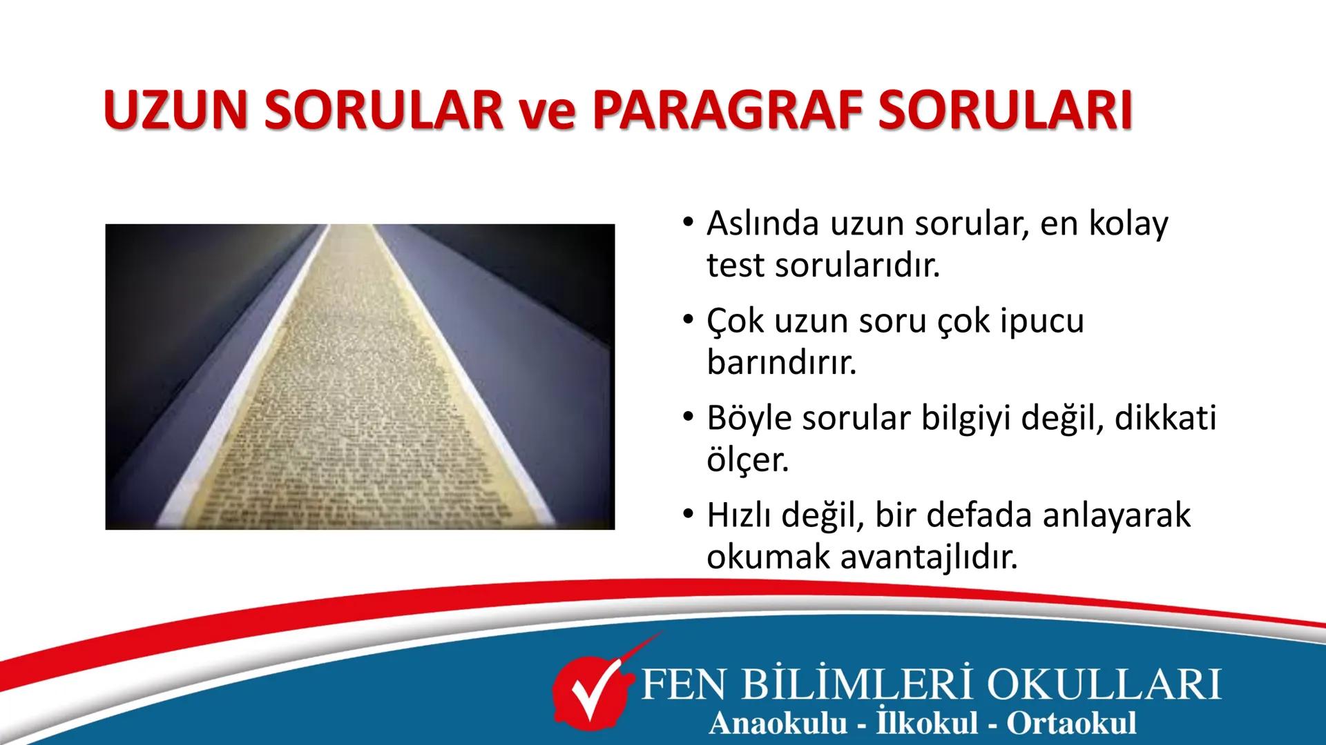 0
11
12
13
14
15
16
17
TEST ÇÖZME TEKNİKLERİ
ve
SINAV TAKTİKLERİ
FEN BİLİMLERİ OKULLARI
Anaokulu - İlkokul - Ortaokul # LGS'de başarılı olma